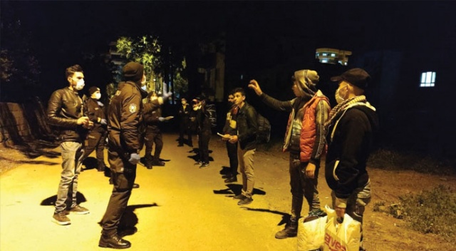 Gaziantep’te yasağı ihlal eden 7 yabancı yakalandı