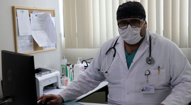 Genç doktor virüsü yendi göreve döndü