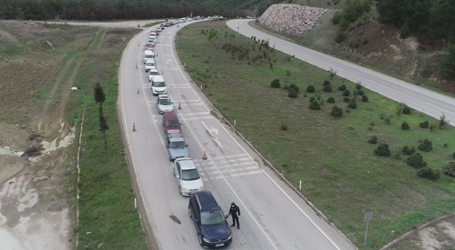 Karabük'e 30 büyükşehir ve Zonguldak plakalı araçlar alınmayacak Karabük'e 30 büyükşehir ve Zonguldak plakalı araçlar alınmayacak