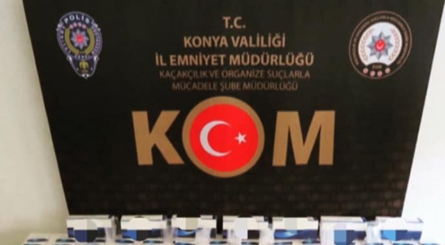 Konya’da 280 adet Covid-19 test kiti yakalandı