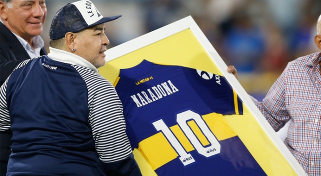 Maradona formasına 55 bin Euro Maradona formasına 55 bin Euro