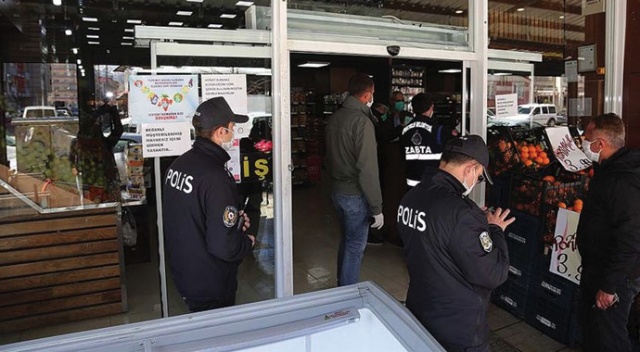 Market kurallarına uymayanlar hakkında işlem yapıldı