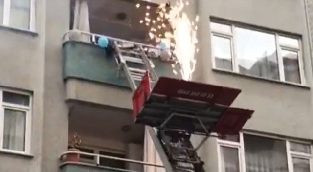 Rize’de sıra dışı doğum günü sürprizi