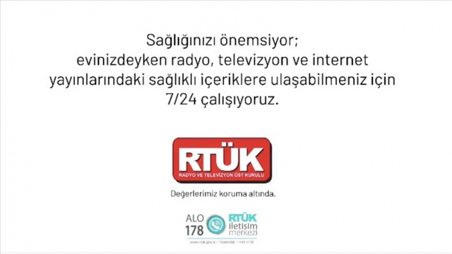 RTÜK &#039;bugün evdeyiz, doğru yerdeyiz&#039; temalı kamu spotu yayımladı