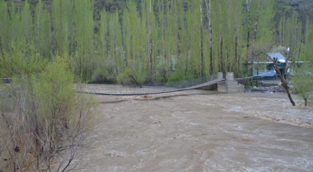 Şırnak'ta Habur çayı taştı