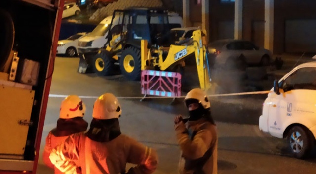 Şişli’de doğal gaz borusu delindi