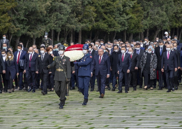 TBMM 100 yaşında! Devlet erkanı Anıtkabir’de