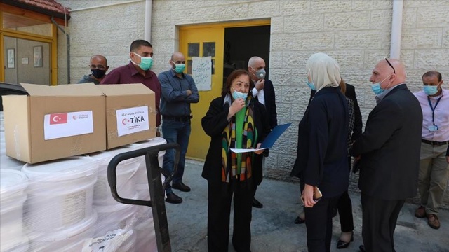 TİKA&#039;dan Filistin&#039;e Covid-19&#039;la mücadelede destek
