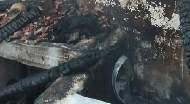 Vezirköprü'de 6 yayla evi ve 1 ahır kül oldu
