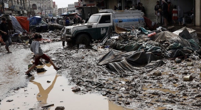 Yemen’de şiddetli yağış sele neden oldu: 2 ölü