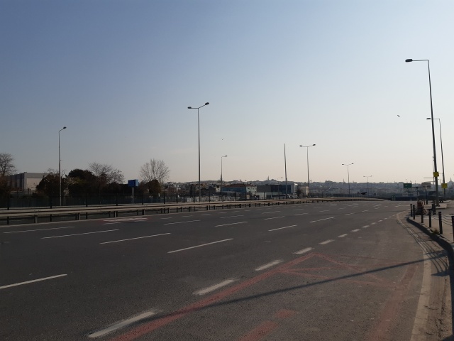 Yenikapı Sahili boş kaldı