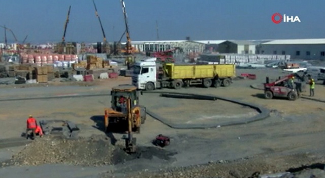 Yeşilköy Hastanesi'nin yapımı devam ediyor Yeşilköy Hastanesi'nin yapımı devam ediyor