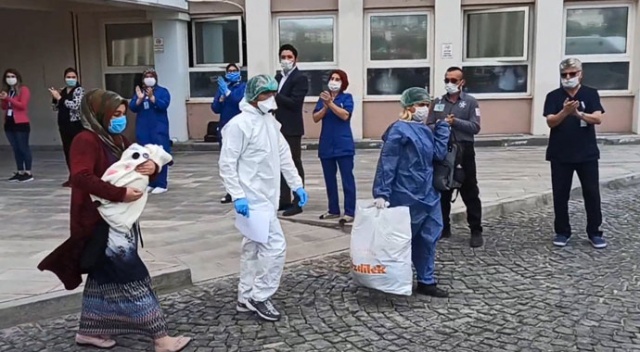 40 günlük bebek koronavirüsü yendi