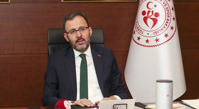 Bakan Kasapoğlu, federasyon başkanlarıyla yarın video konferans aracılığıyla görüşecek