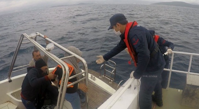 Datça açıklarında 26 sığınmacı kurtarıldı