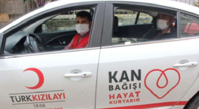 Kan bağışçılarına özel araçla servis Kan bağışçılarına özel araçla servis