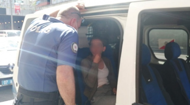 Polisten kaçan çift, motosiklet arızalanınca yakalandı