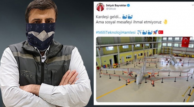 Selçuk Bayraktar'dan hava aracı paylaşımı