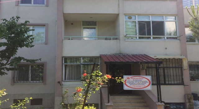 8 pozitif vaka bulunan apartman karantinaya alındı