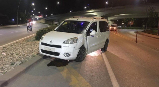 Ceza yememek için kaçtı, hem ceza yedi hem de kaza yaptı