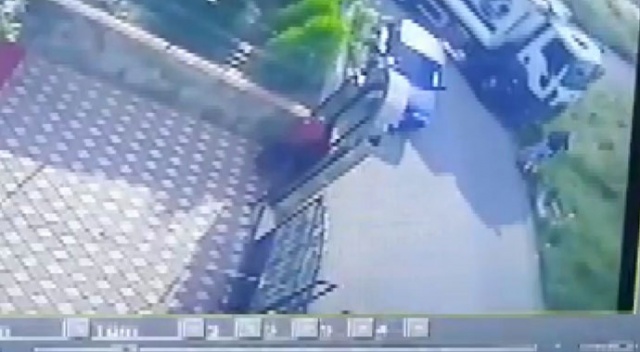 Çöp kamyonu anne kızı böyle ezdi