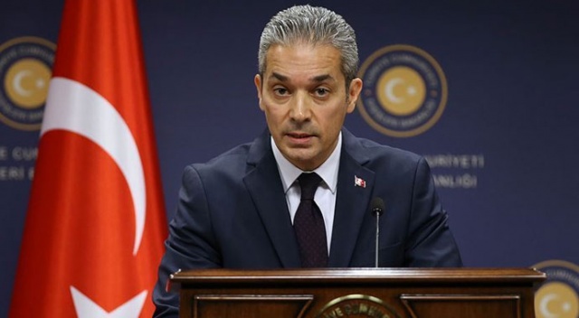 Dışişleri Bakanlığı Sözcü Aksoy’dan Arap Ligi Genel Sekreteri&#039;ne tepki
