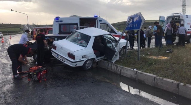 Kayseri’de trafik kazası: 8 yaralı