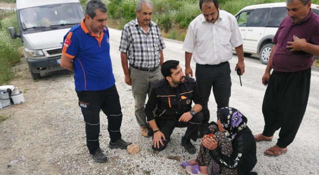 Ormanlık alanda kaybolan yaşlı kadın sağ olarak bulundu
