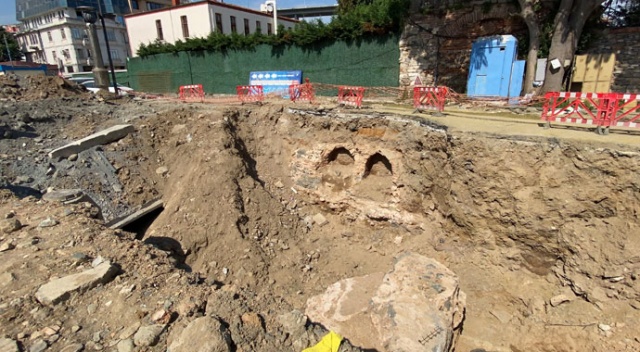 Ortaköy'deki kazıda tarihi kalıntılar bulundu Ortaköy'deki kazıda tarihi kalıntılar bulundu