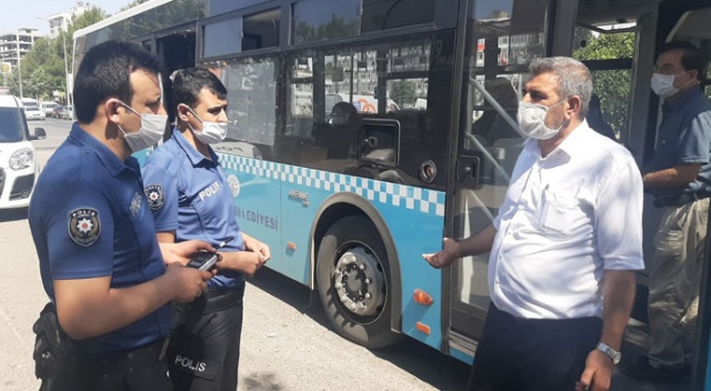 Otobüse maskesiz alınmayınca tehditler savurdu