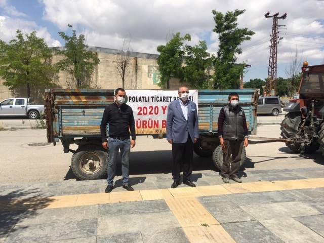 Polatlı'da hasadı yapılan buğdayın satışı gerçekleştirildi Polatlı'da hasadı yapılan buğdayın satışı gerçekleştirildi