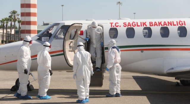 Rusya'daki Türk hasta, ambulans uçakla Türkiye'ye getirildi