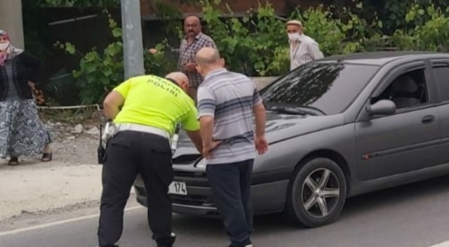 Samsun'da otomobilin çarptığı çocuk ağır yaralandı