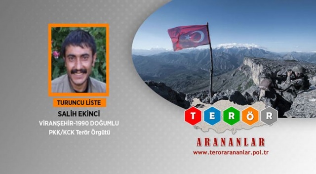 Turuncu kategoride aranan terörist etkisiz hale getirildi