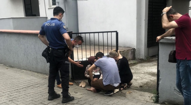 Yanlışlıkla eşinin ayağını ezdi