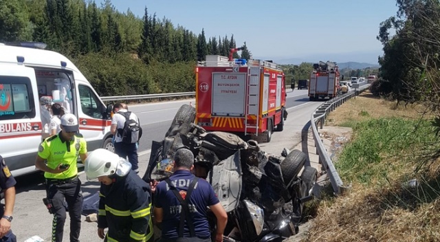 Aydın&#039;da trafik kazası: 1 ölü, 2 yaralı