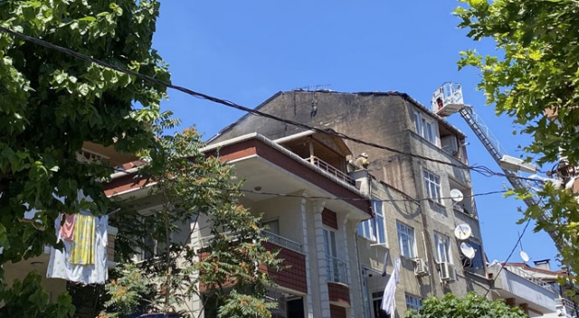 Bahçelievler'de 4 katlı binada korkutan yangın Bahçelievler'de 4 katlı binada korkutan yangın