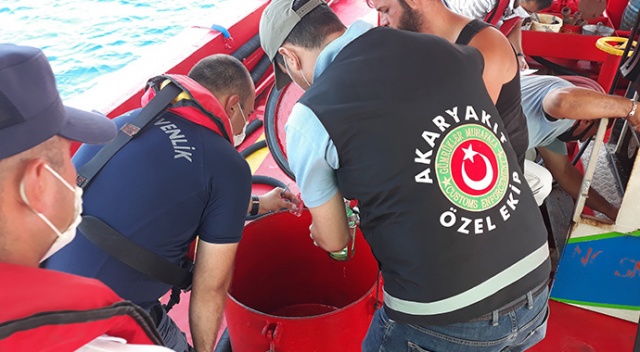 Bodrum’da 121 tonluk akaryakıt kaçakçılığı ortaya çıkarıldı Bodrum’da 121 tonluk akaryakıt kaçakçılığı ortaya çıkarıldı