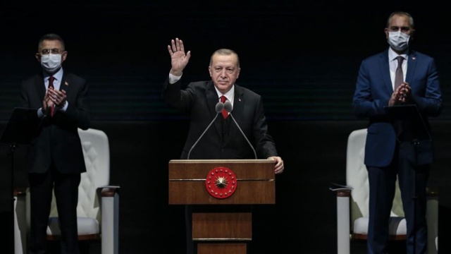 Cumhurbaşkanı Erdoğan'ın Kabine Değerlendirme Toplantısı'ndaki konuşması elektronik ortamda Cumhurbaşkanı Erdoğan'ın Kabine Değerlendirme Toplantısı'ndaki konuşması elektronik ortamda
