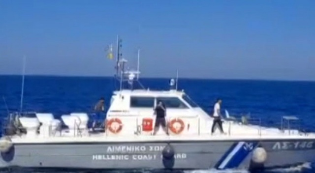 Didim açıklarında Yunan Sahil Güvenlik ekiplerinden Türk balıkçılarına taciz