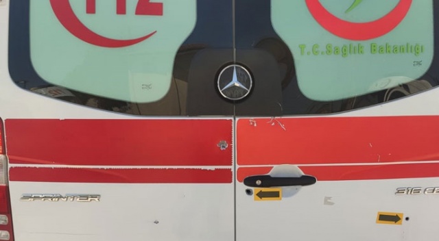 Diyarbakır'da ambulansa silahlı saldırı!