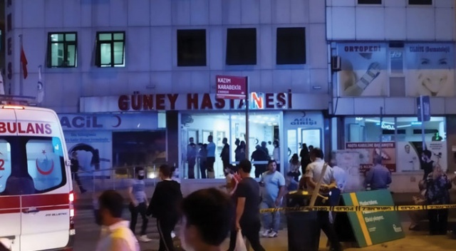 Esenler'de hastane yangını Esenler'de hastane yangını
