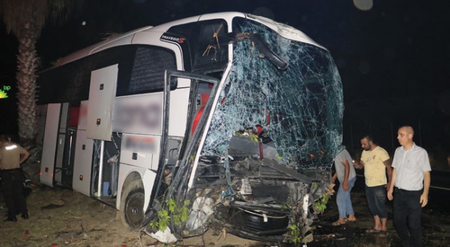 Freni patlayan yolcu otobüsü dehşet saçtı: 8 yaralı