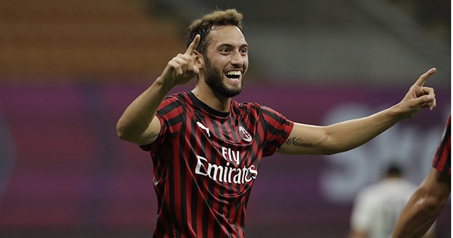 Hakan Çalhanoğlu attı, Milan farklı kazandı