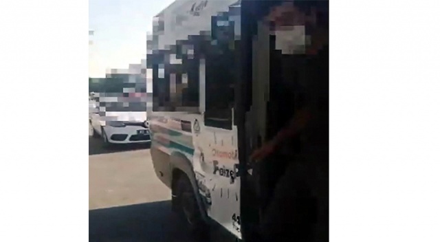 Konya'da trafik denetiminde minibüsten 26 kişi çıktı