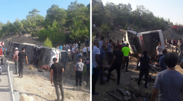 Mersin'de askerleri taşıyan otobüs devrildi: 4 asker şehit oldu, 2 şoför hayatını kaybetti Mersin'de askerleri taşıyan otobüs devrildi: 4 asker şehit oldu, 2 şoför hayatını kaybetti
