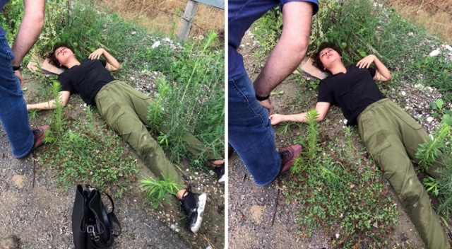 Sakarya’da genç kadını darp ederek yol kenarına attılar