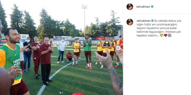 Selçuk İnan: &quot;Bu sahada dokuz yıla sığan hiçbir anı unutmayacağım&quot;