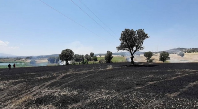Uşak’ta korkutan yangın Uşak’ta korkutan yangın