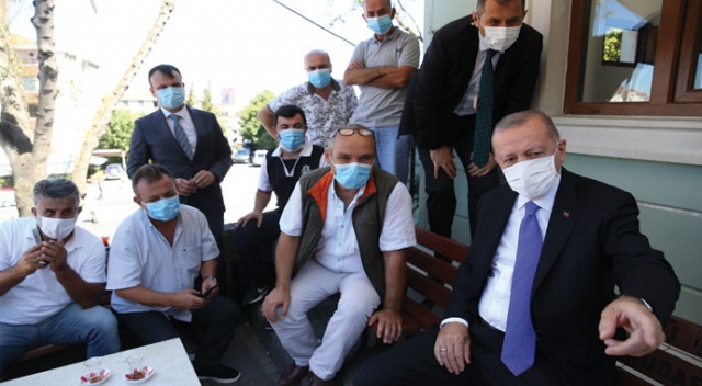 Cumhurbaşkanı Erdoğan'dan sürpriz ziyaret